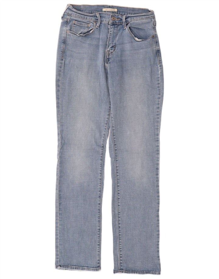 LEVI'S Jeans rectos 505 para mujer US 8 Medium W29 L32 Algodón azul