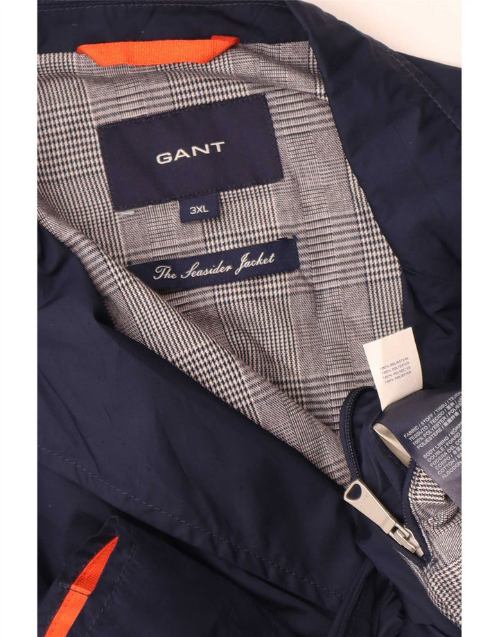 Gant Chaqueta tipo blazer de 2 botones para hombre UK 46 3XL Poliéster azul marino
