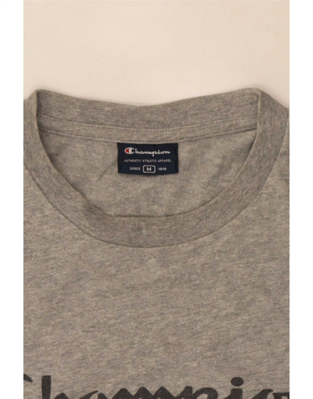 Champion Camiseta Gráfica Para Hombre Top Gris Medio