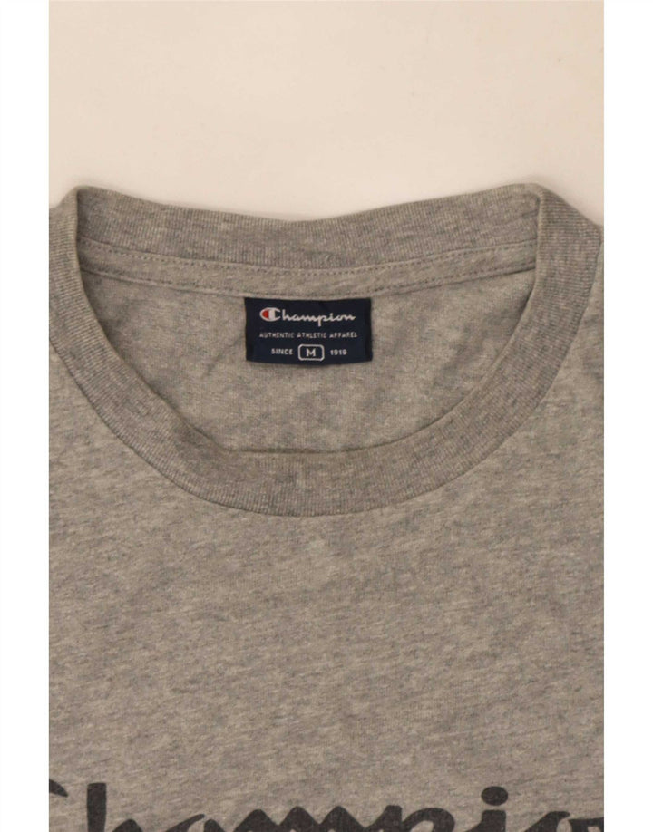 Champion Camiseta Gráfica Para Hombre Top Gris Medio