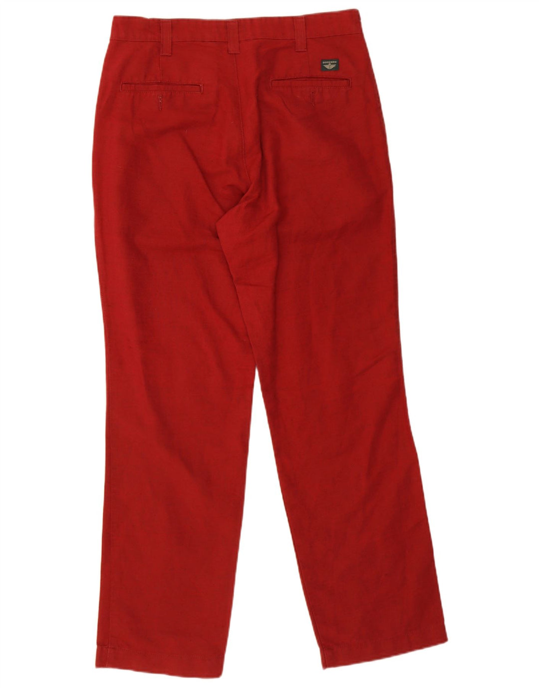Dockers Pantalones chinos rectos color caqui para hombre W33 L32 Rojo