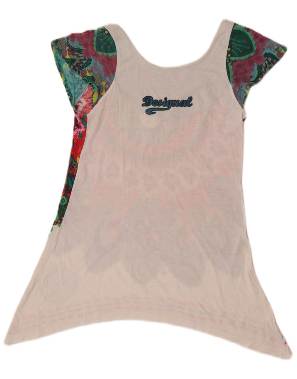 Top tipo túnica asimétrico para mujer Desigual UK 44 Medium Multicolor