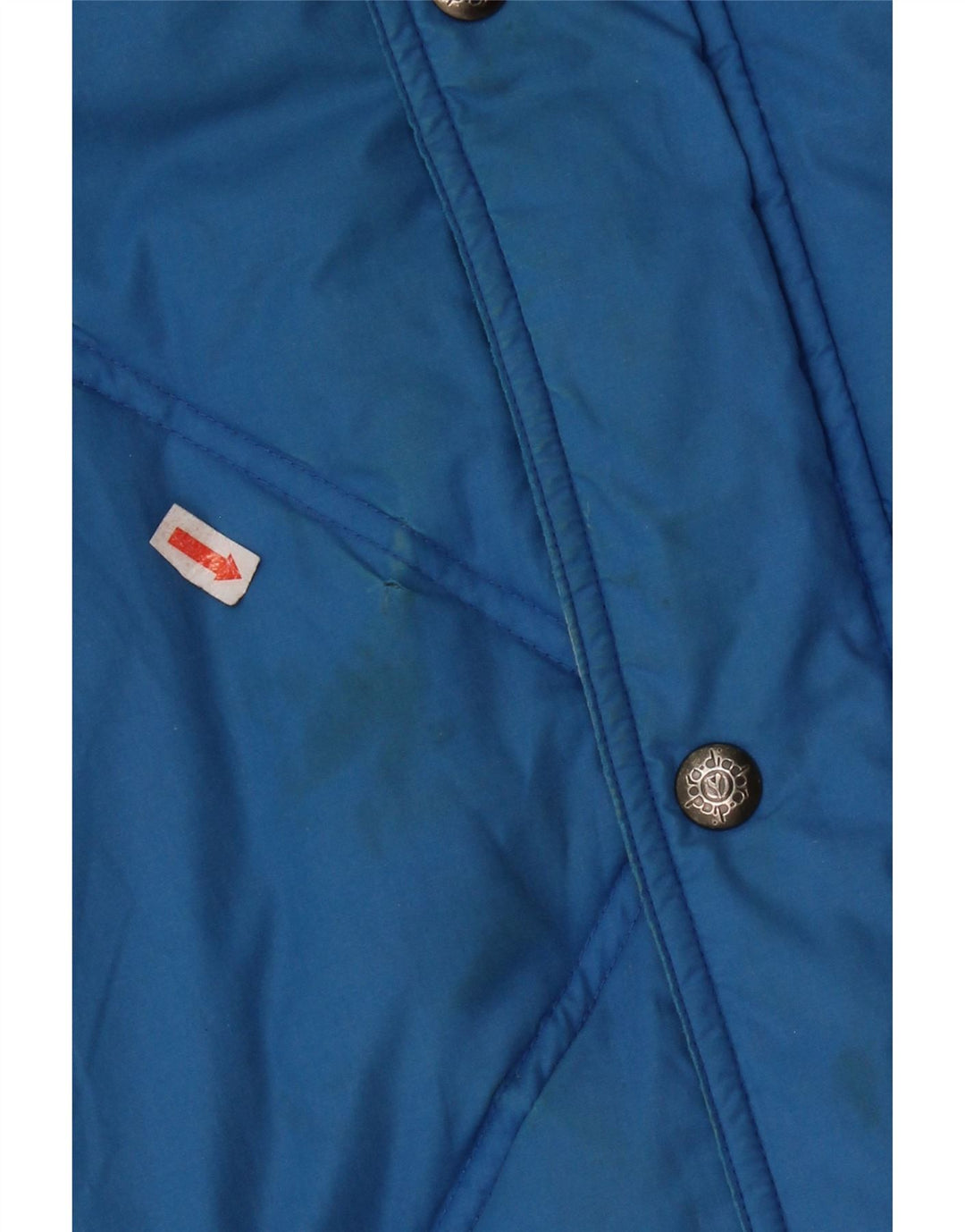 Diadora Chaqueta acolchada reversible con capucha para hombre UK 40 Large Poliéster azul