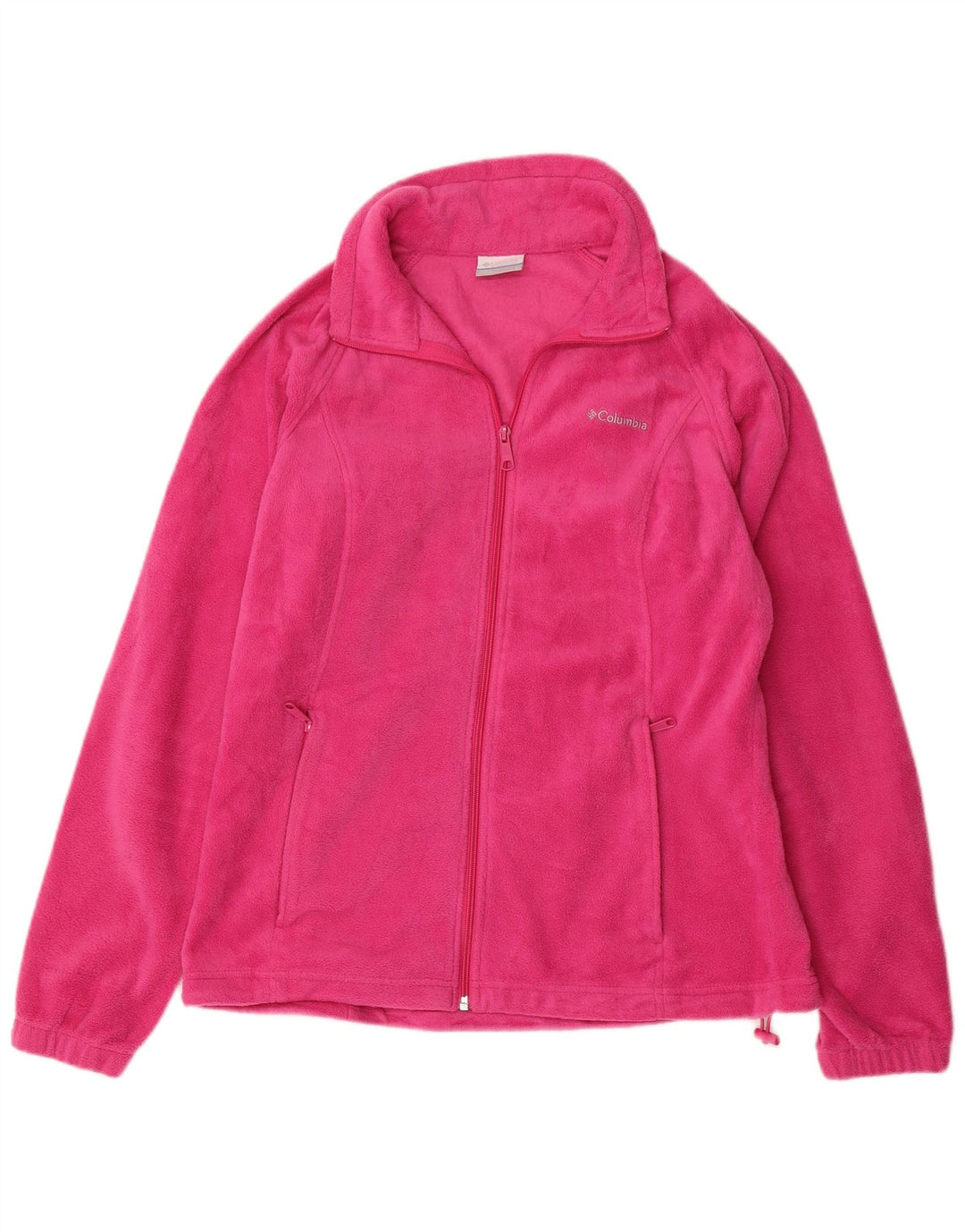 COLUMBIA Chaqueta polar para mujer UK 46 Grande Poliéster rosa
