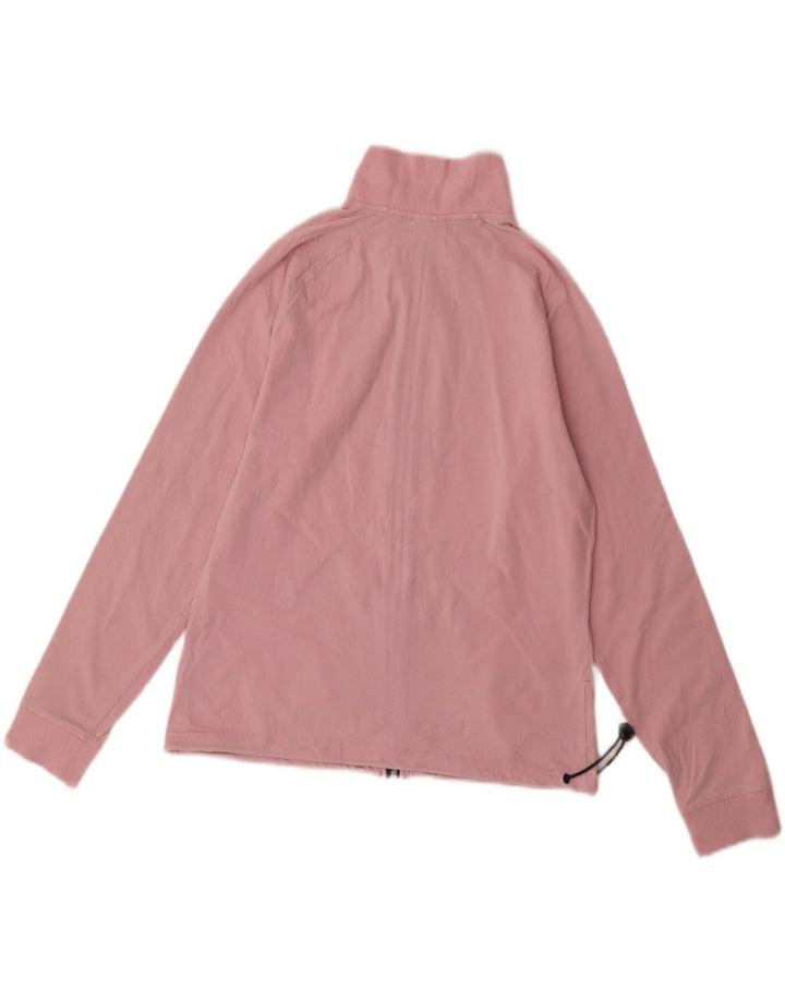 Asics - Chaqueta de chándal para mujer, talla 12, algodón rosa medio