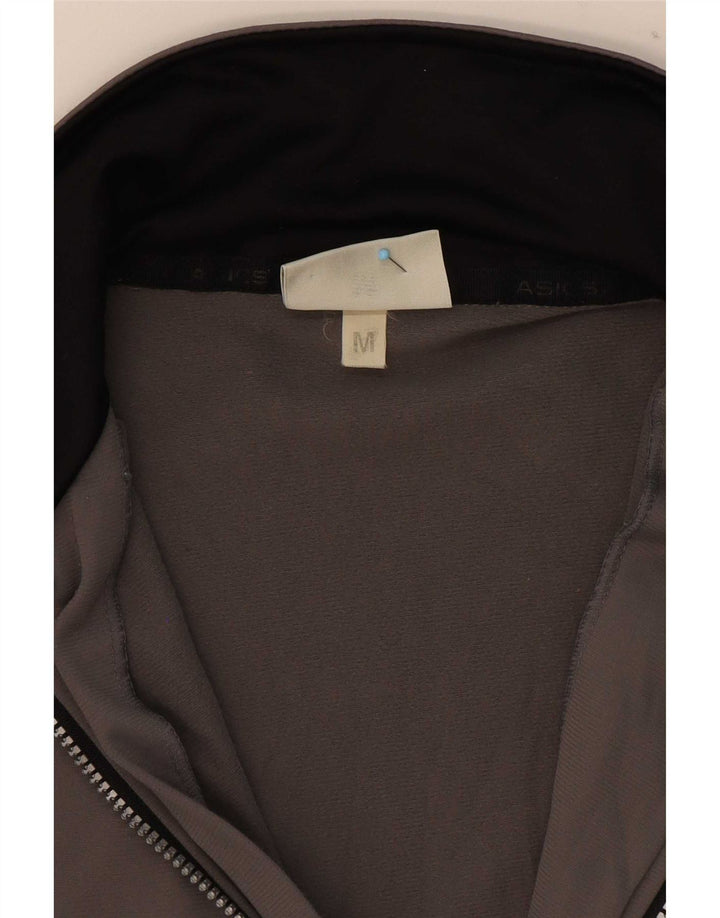 Asics Hombre Chándal Top Chaqueta Poliéster Gris Medio