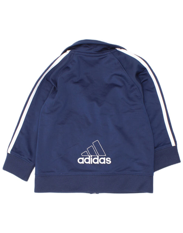 Adidas Baby Boys Graphic Chándal Top Chaqueta 12-18 Meses Azul Marino