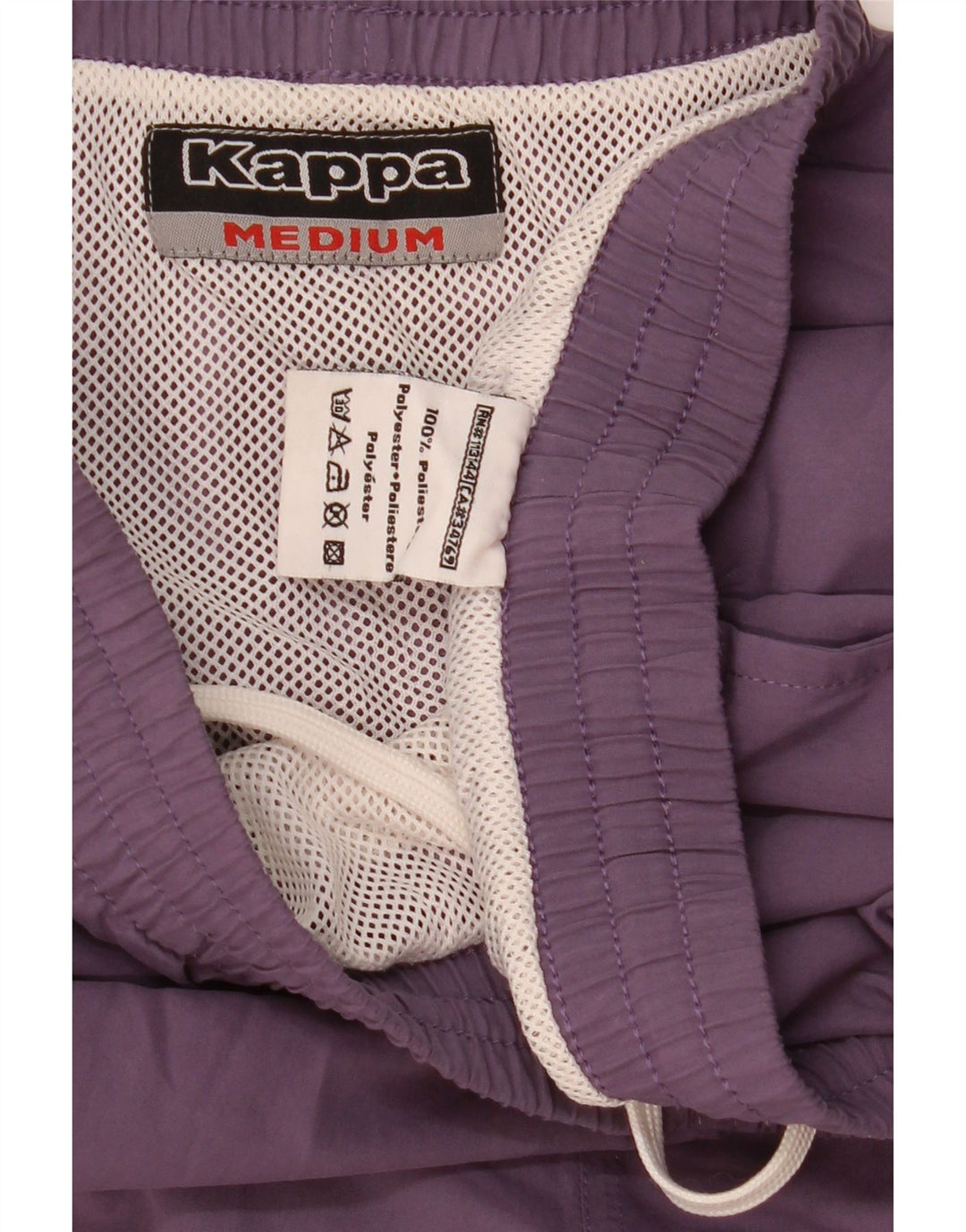 Pantalones Cortos Deportivos Kappa Hombre Poliéster Morado Medio