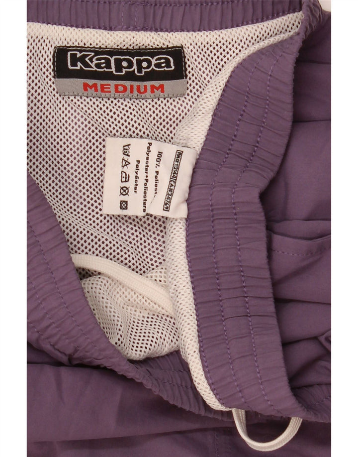 Pantalones Cortos Deportivos Kappa Hombre Poliéster Morado Medio