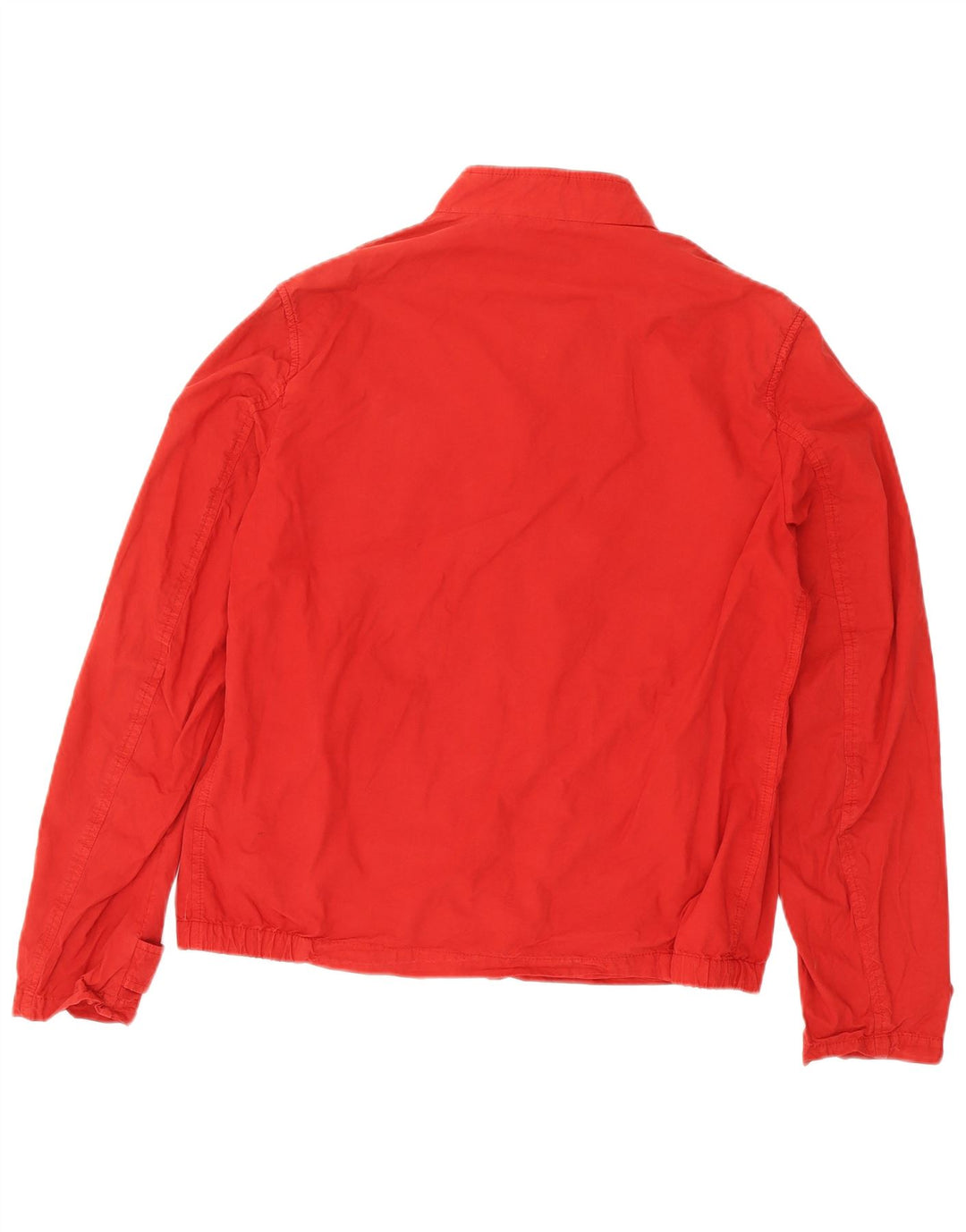 Amerigo Vespucci Chaqueta Bomber para Hombre UK 40 Grande Algodón Rojo