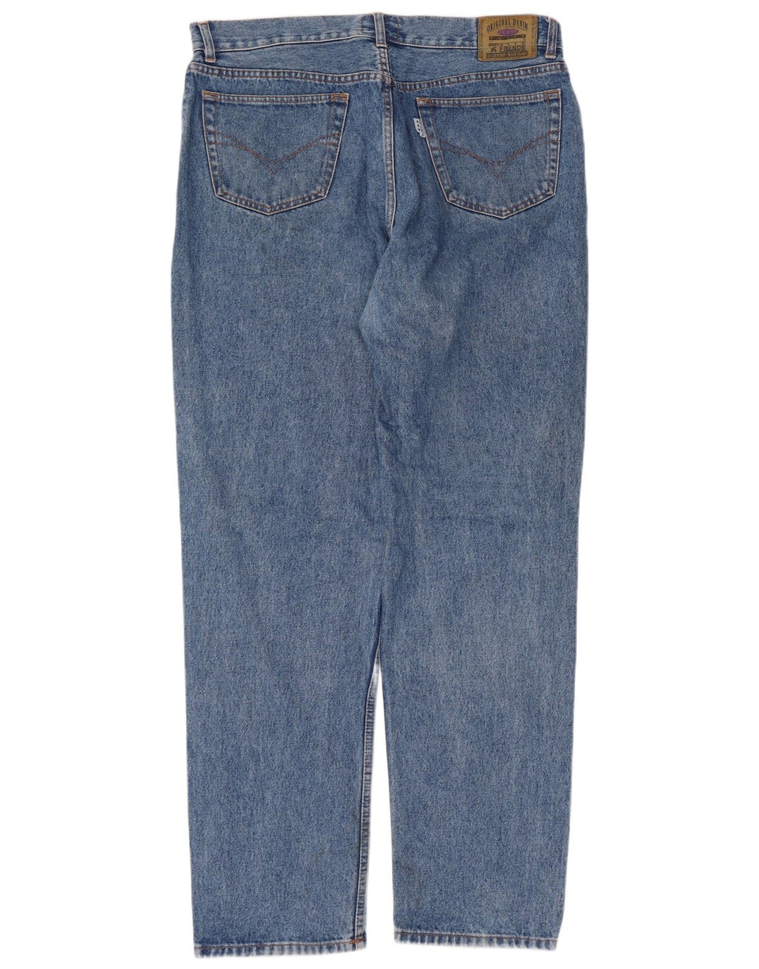 Vaqueros rectos vintage para hombre W38 L34 Algodón azul