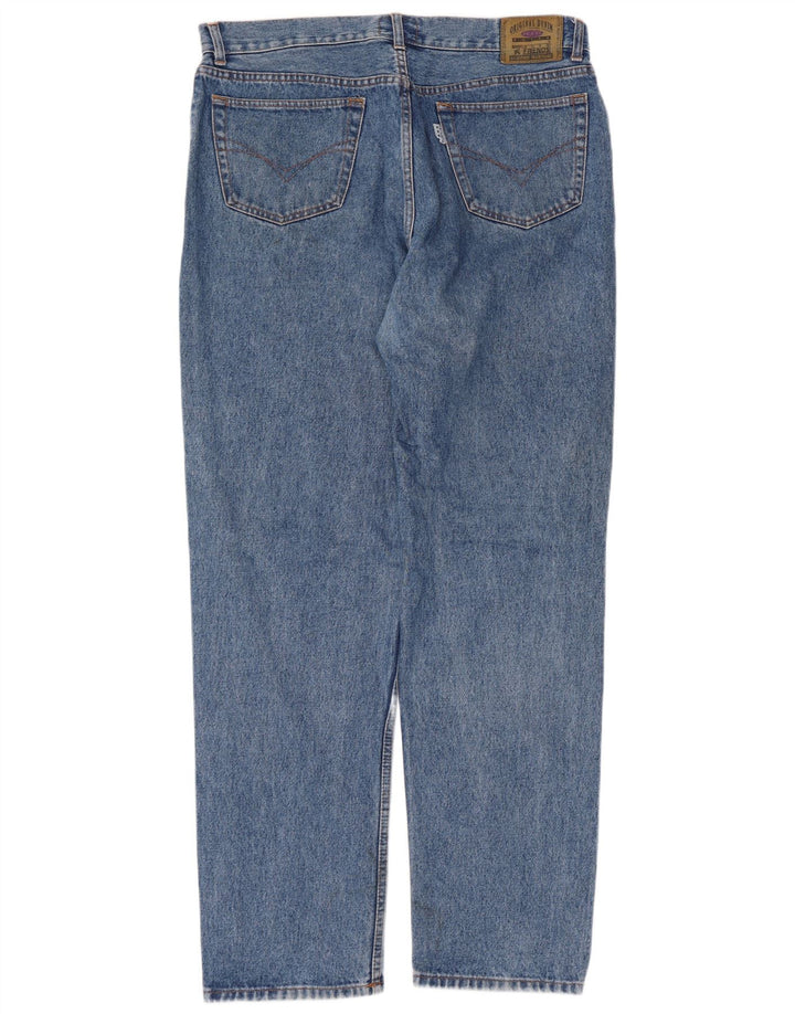 Vaqueros rectos vintage para hombre W38 L34 Algodón azul