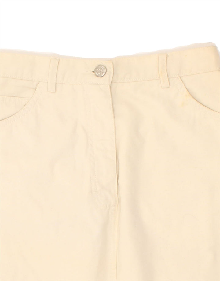 VINTAGE Womens Straight Skirt IT 40 Small W25 Beige Vintage Vintage and Second-Hand Vintage from Messina Hembry 