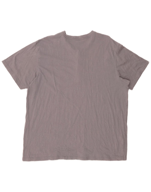 EDDIE BAUER Camiseta Hombre Top XL Gris Algodón