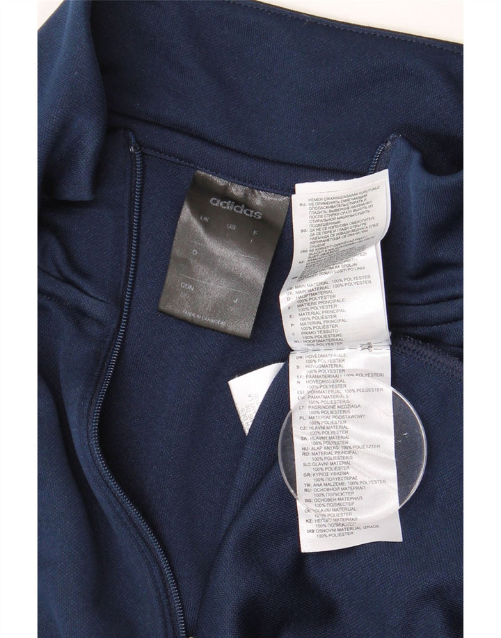 Adidas Mens Climalite Jersey Chándal Top Grande Azul Marino Poliéster