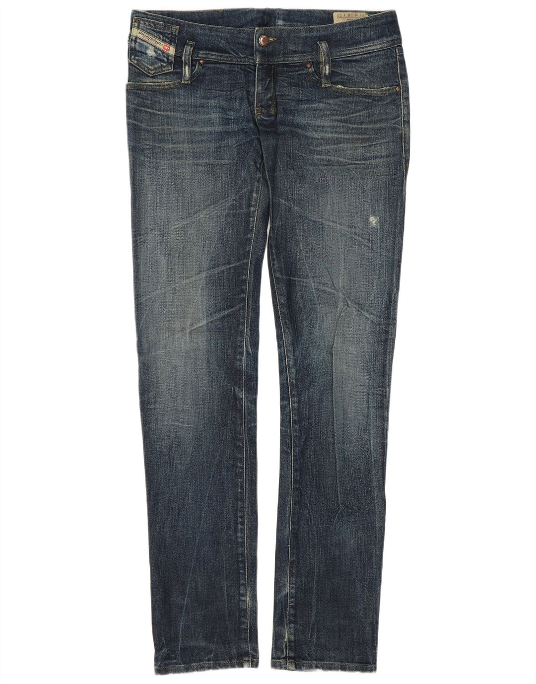 DIESEL Vaqueros Slim Mujer W28 L32 Azul Marino Algodón