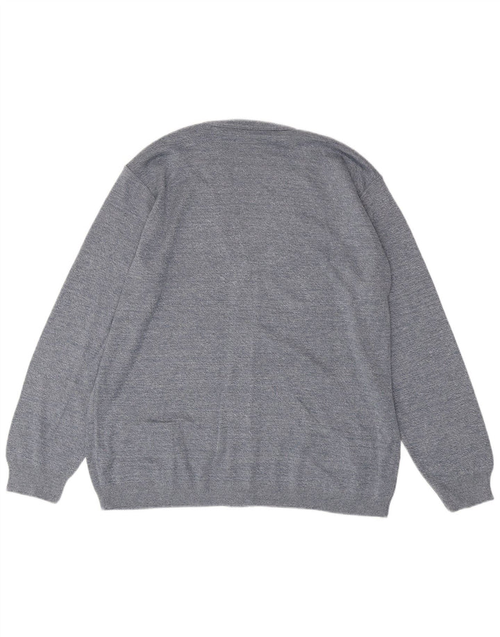 Rodes Suéter tipo cárdigan para hombre 2XL Azul Argyle/Diamante Acrílico