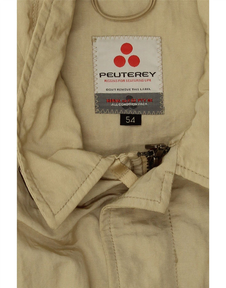 PEUTEREY Chaqueta bomber corta para mujer IT 54 3XL Poliamida beige