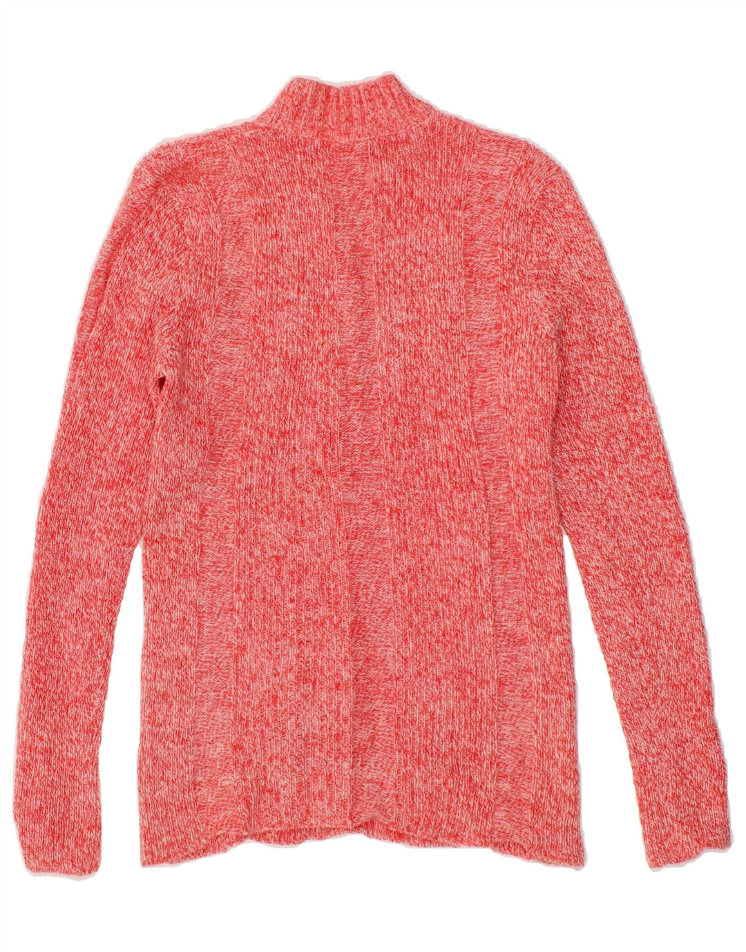 VINTAGE Womens Turtle Neck Jumper Sweater UK 14 Medium Pink Flecked Vintage Vintage and Second-Hand Vintage from Messina Hembry 