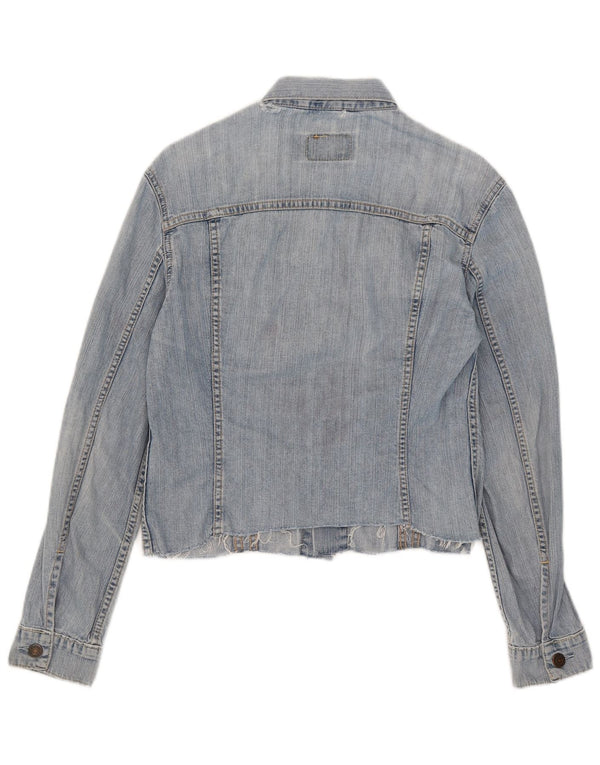 Levi's Chaqueta vaquera corta para niña 10-11 años Algodón azul medio