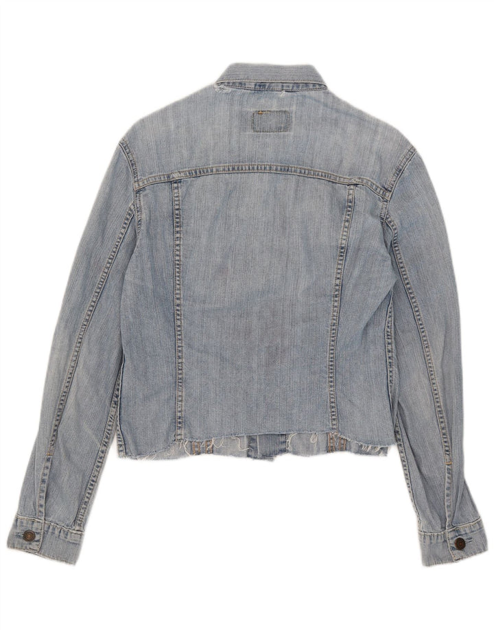 Levi's Chaqueta vaquera corta para niña 10-11 años Algodón azul medio