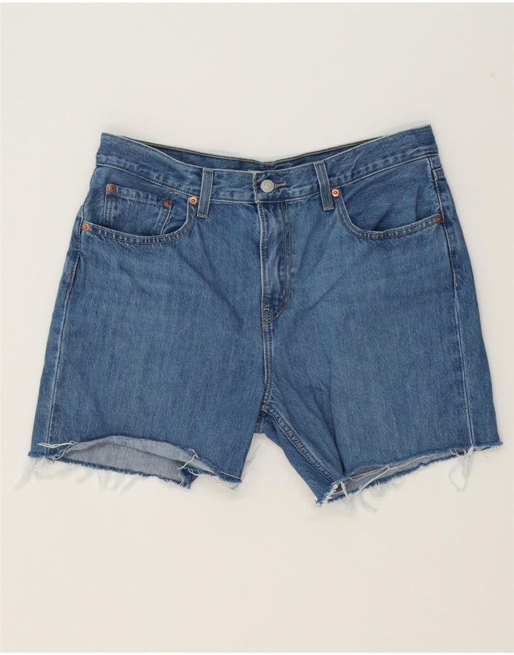 LEVI'S Womens Denim Shorts W31 Medium  Blue Cotton Vintage Levi's and Second-Hand Levi's from Messina Hembry 