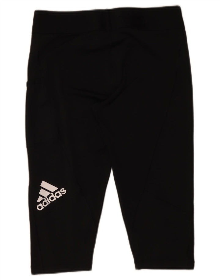 ADIDAS Leggings Capri Gráficos para Mujer Reino Unido 12/14 Mediano Negro