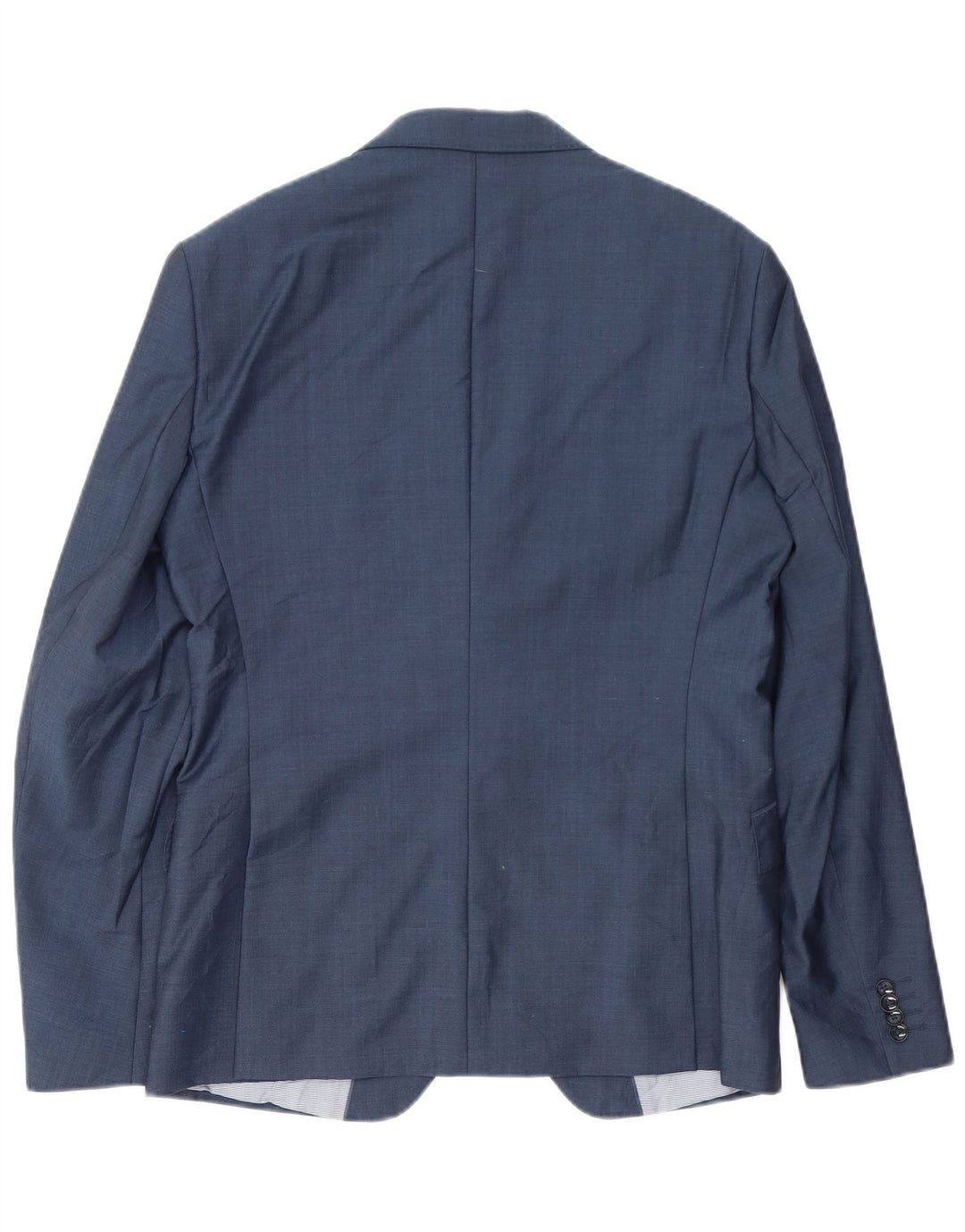 Zara Chaqueta tipo blazer de 2 botones entallada para hombre EU 50 Azul marino mediano