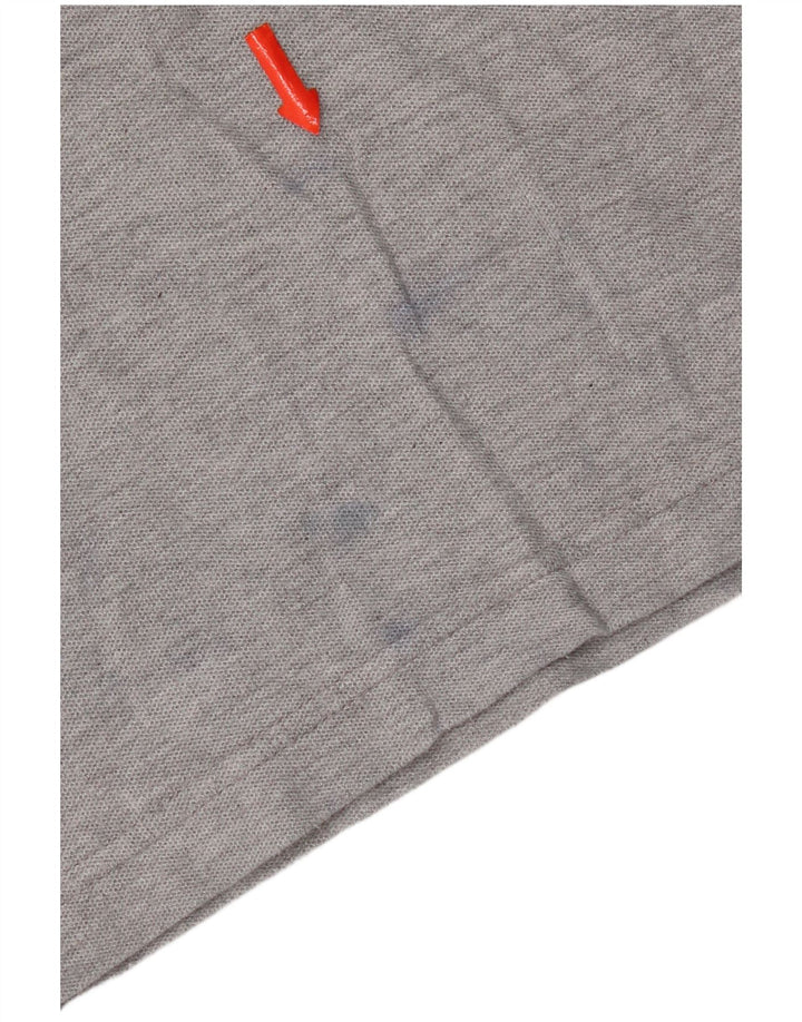 Fila Polo para hombre de algodón gris grande