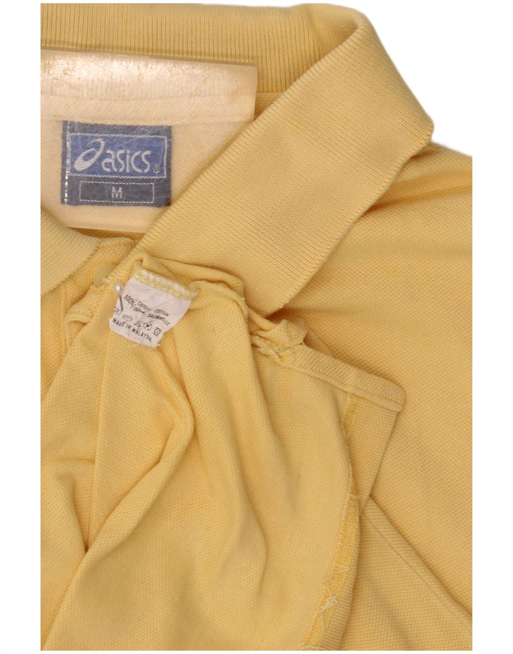 Polo Asics Hombre Algodón Amarillo Medio