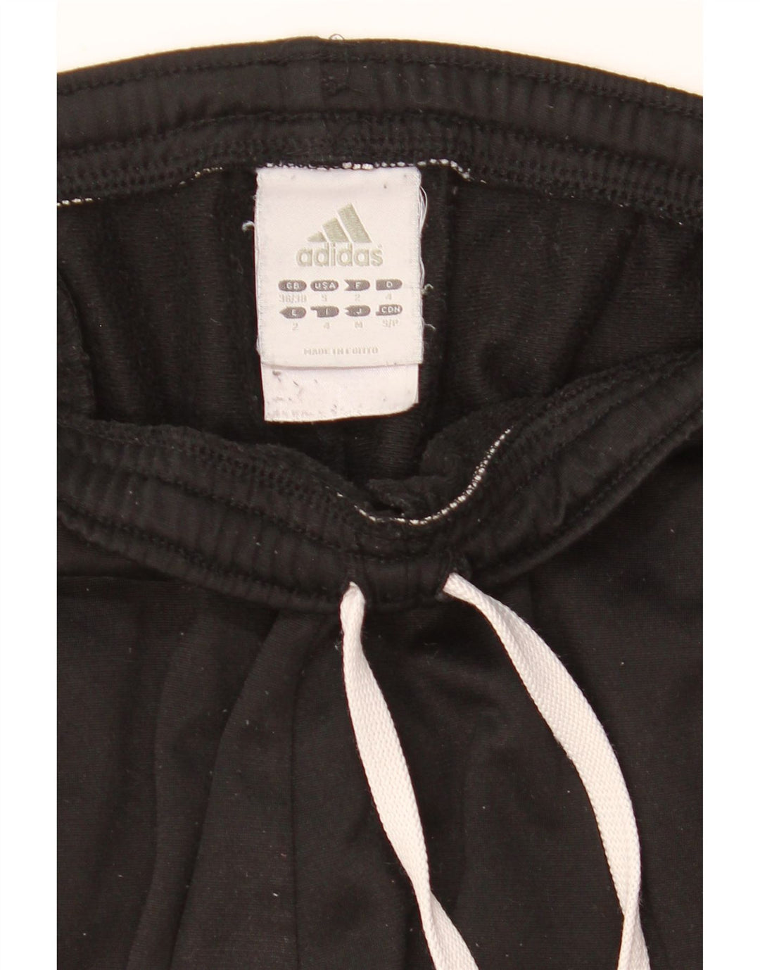 ADIDAS Pantalones de chándal para hombre UK 36/38 Small Negro Poliéster