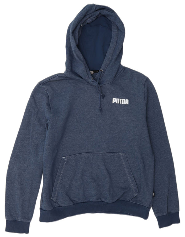 Puma Mujer Sudadera con capucha Jumper UK 14 Medio Azul Marino Algodón