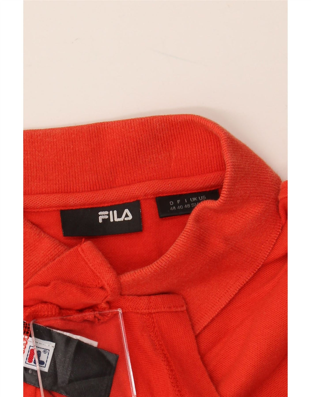 FILA Polo Hombre Small Naranja Algodón