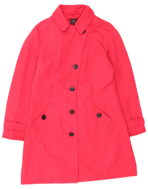 Marks & Spencer Gabardina para mujer UK 40 Poliéster rosa medio