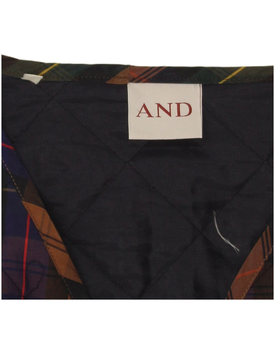 And Chaleco acolchado para mujer UK 44 Cuadros multicolores grandes