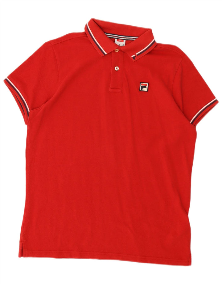 Polo Fila Hombre XS Algodón Rojo