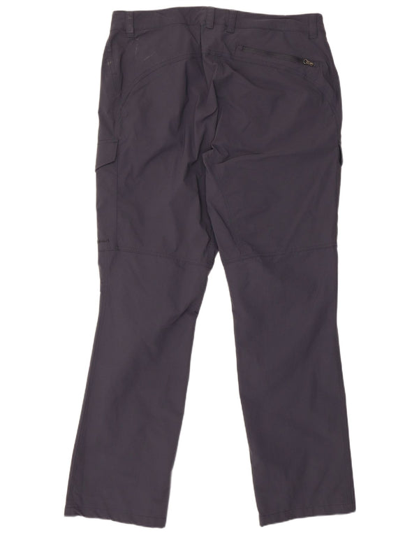 Rohan Pantalones cargo de senderismo para mujer UK 40 Large W36 L31 Poliamida azul marino