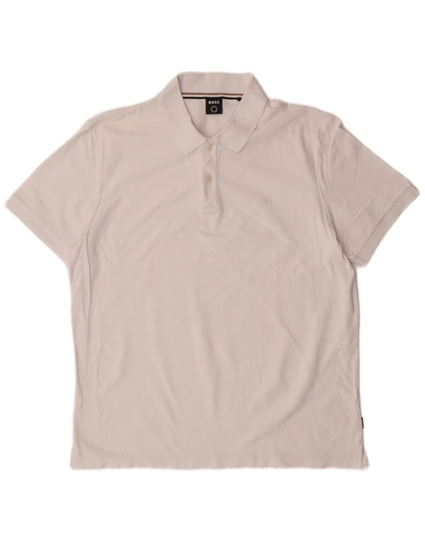 Polo Hugo Boss Hombre XL Blanco