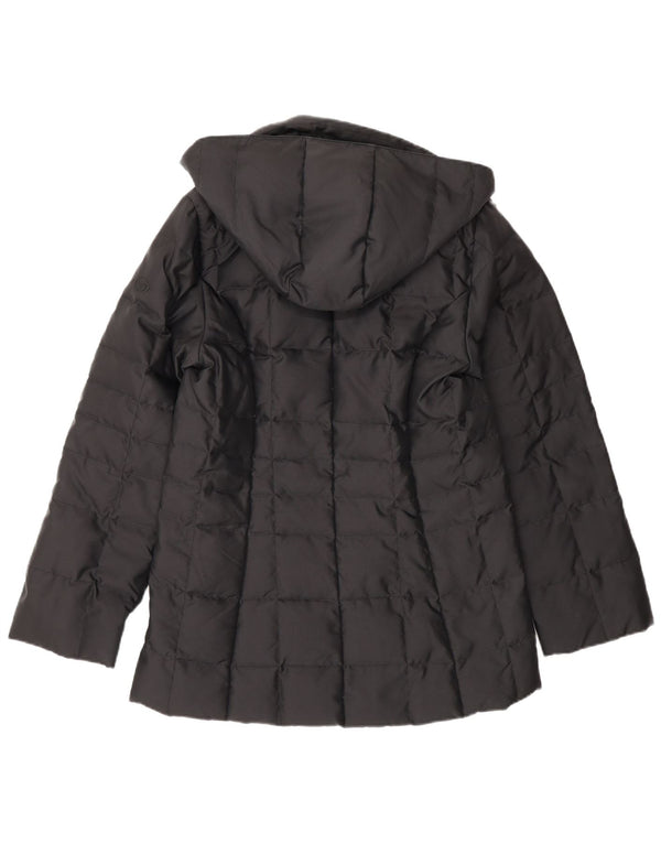 Sergio Tacchini Chaqueta acolchada con capucha para mujer UK 6 XS Poliamida negra