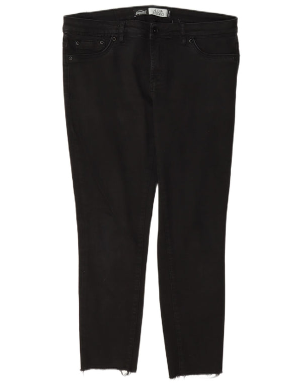 Vaqueros Superdry Alexia Jegging W31 L26 Algodón Negro Mujer