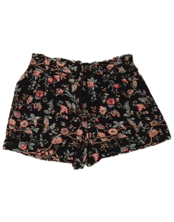Pantalones cortos chinos Oasis para mujer UK 10 Small W28 Black Floral
