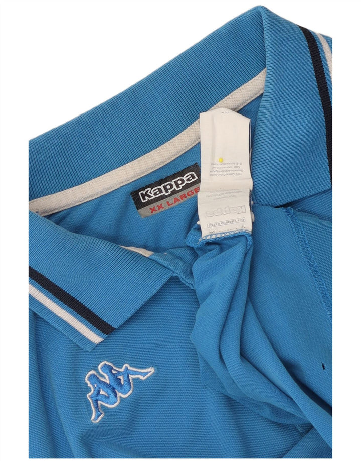 Kappa Polo Hombre 2XL Algodón Azul