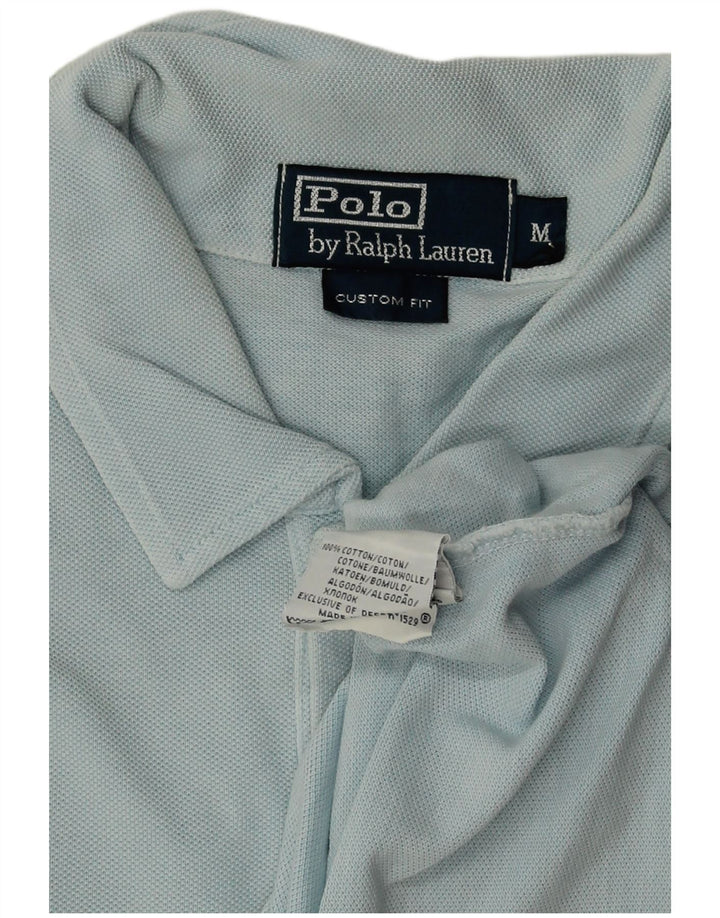 POLO RALPH LAUREN Polo de ajuste personalizado para hombre de algodón azul medio