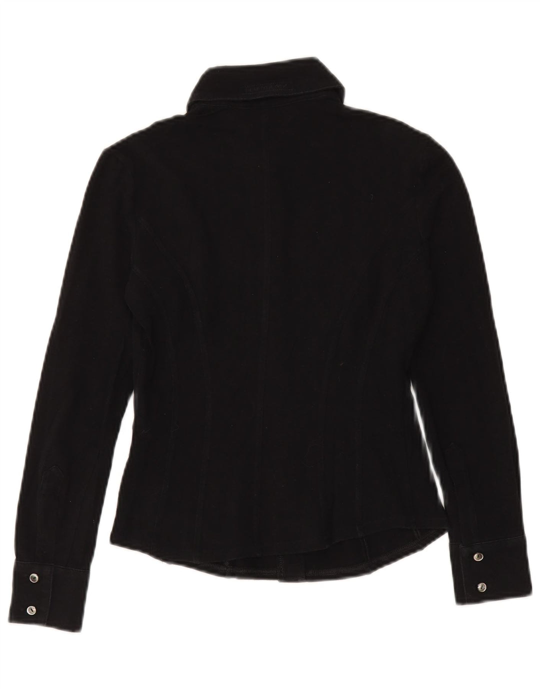 Penny Black Camisa para mujer UK 10 Small Black Cotton