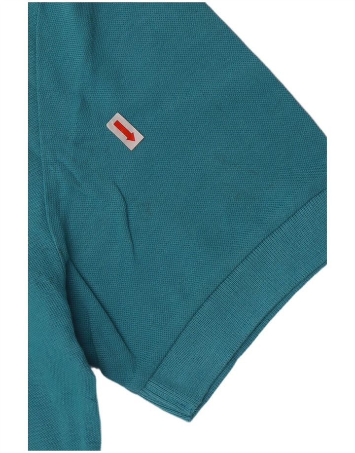 KAPPA Mens Polo Shirt Medium Blue Cotton
