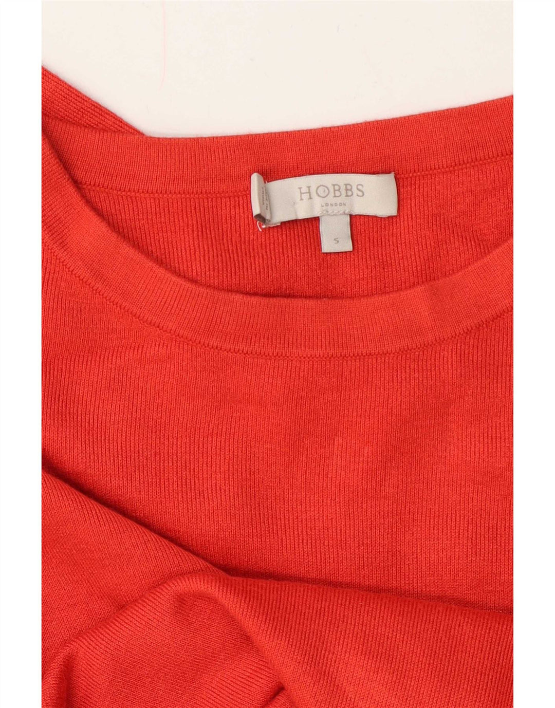 Hobbs Mujer Oversize Top Manga Larga UK 10 Small Naranja