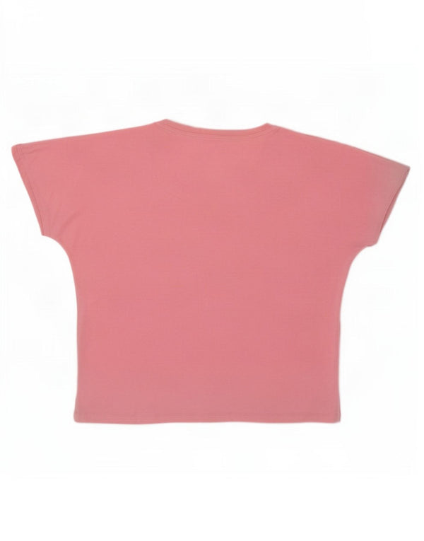 Jack Wills Camiseta extragrande para mujer UK 10 Small Pink Cotton