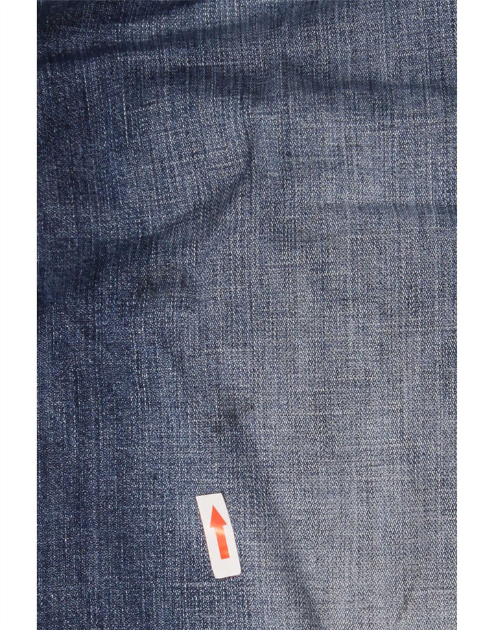 Wrangler Mens Cargo Denim Shorts Medium W33 Algodón Azul
