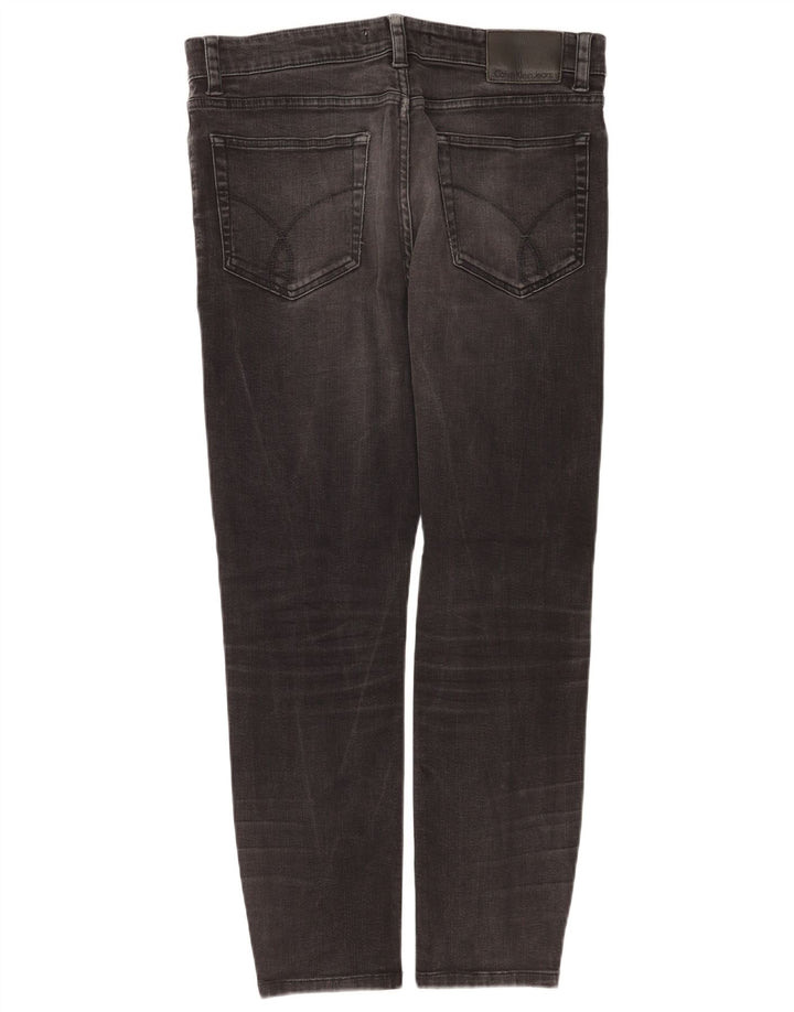 Calvin Klein Jeans Slim para Hombre W34 L28 Algodón Gris