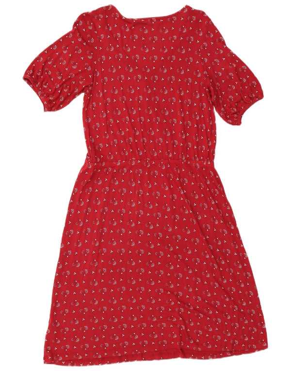 Vestido acampanado para mujer de Fat Face UK 40 Mediano Viscosa floral roja